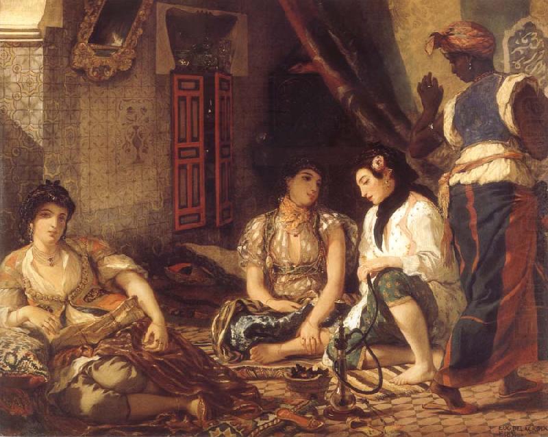 Algerian Women in their Apartments, Eugene Delacroix